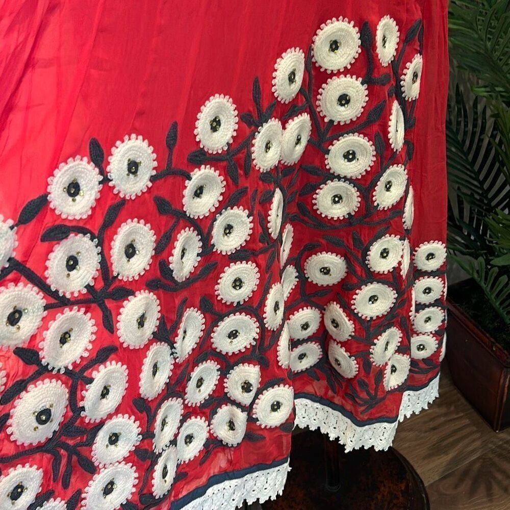 Spectacular Red Embellished Dress - Picture 9 of 17
